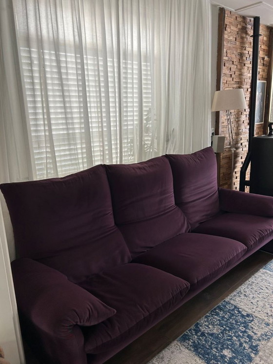 Image 1 of Cassina Maralunga 3-seater sofa + armchair