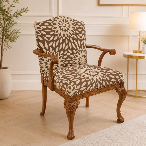 Poltrona, sedia da ufficio, Inghilterra antica – fauteuils, Wood (photo 2 of 8)