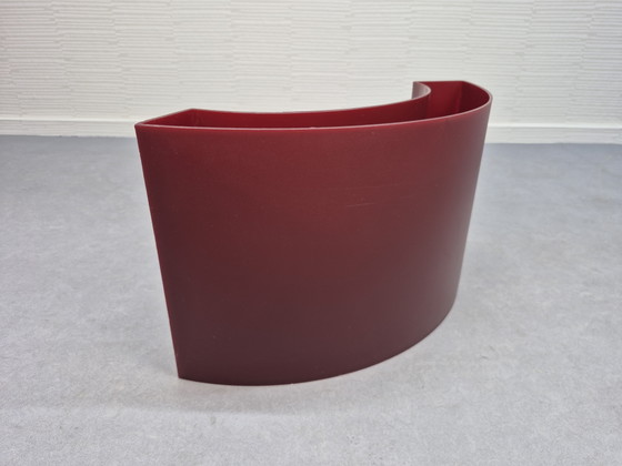 Vintage WAVE Magazine Tray. Red Magazine Holder. – Magazine rack, Plastic (photo 4 of 10)