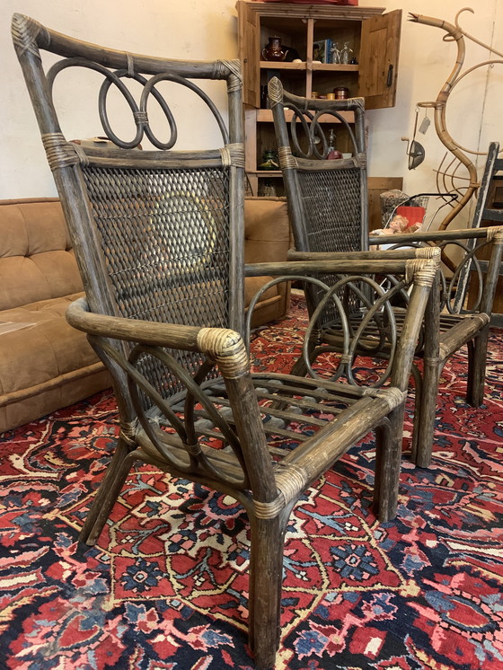 Image 1 of 2 fauteuils en rotin Manou