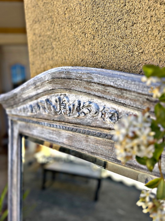 Image 1 of Napoleon III trumeau spiegel – Toscaanse patina