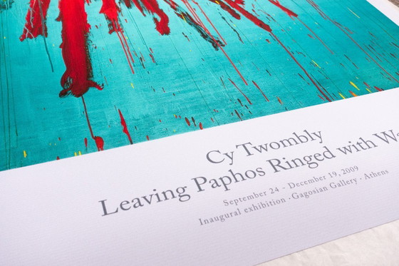 Image 1 of Leaving Paphos Ringed with Waves - Cy Twombly poster 70 x 100 cm