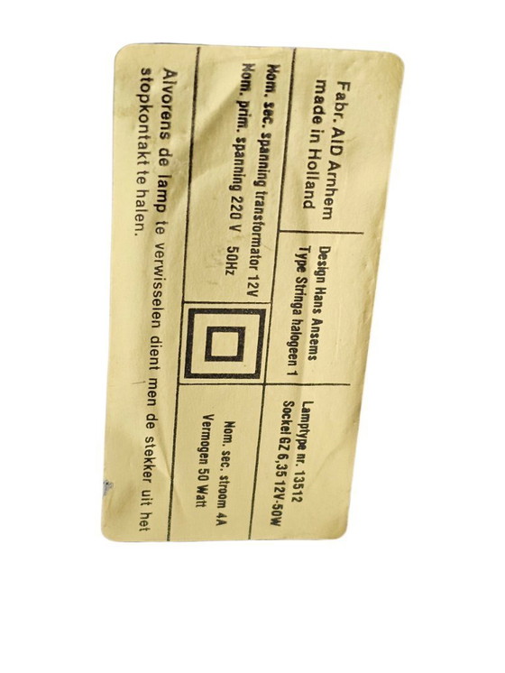 Image 1 of Luxo - design Hans Ansems - modèle Stringa 1 - lampe de table - Italie - 80's