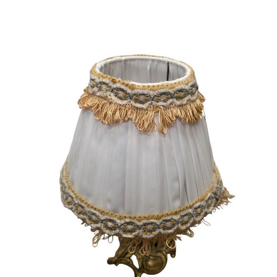 Image 1 of Lámpara de mesa de bronce de estilo rococó