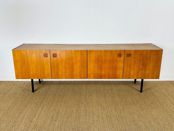 Image 1 of Minimalist Scandinavian teak sideboard, 1960