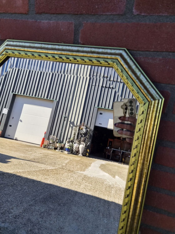Vintage Full-Length Mirror with Beveled Glass – Wood (photo 4 of 5)