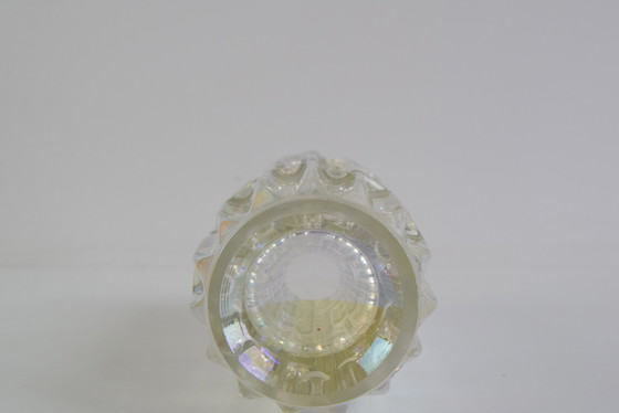 Image 1 of Original Frantisek Vizner Glass 'Maze' Vase for Sklo Union Rosice 1960s