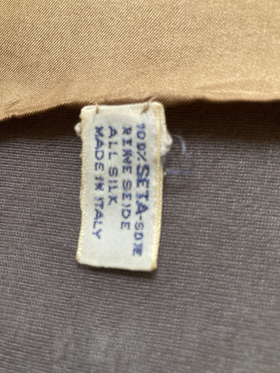 Unique Daks women's coat with original Daks scarf, Other bags, Cotton, Metal, Beige (photo 13 of 15)