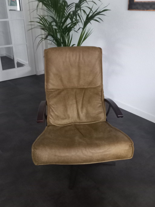 Moderne Lederen Draaifauteuil