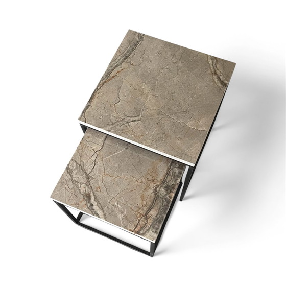 Image 1 of Side tables in real marble