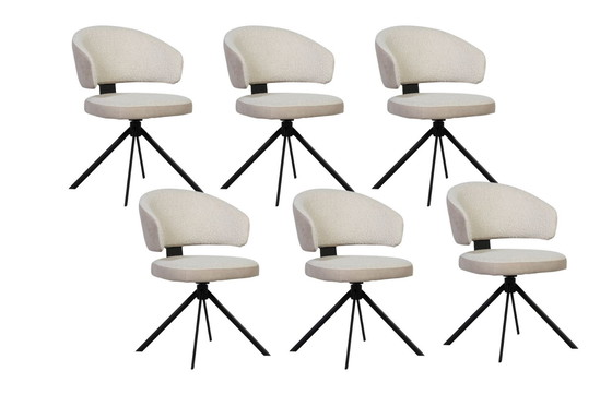 Image 1 of Collection DMO - Ensemble de 6 chaises de salle à manger haut de gamme