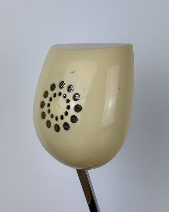 Image 1 of Lamp Table + Clock Timeband C-590 Timeco Vintage Clock - Lamp 1970s Bedside Lamp 70s Digital Alarm Clock Mid Century Space Age
