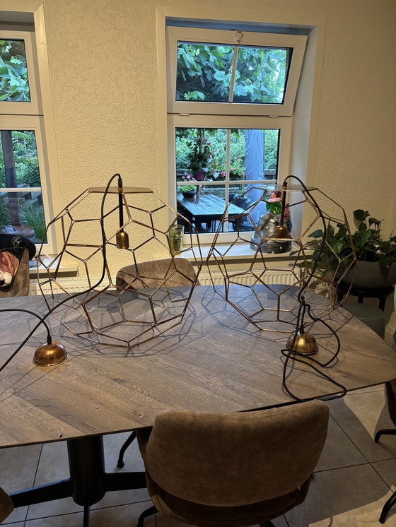 Image 1 of Grande lampe Marrakech en cuivre de 50 cm de diamètre Il s'agit de RoMi