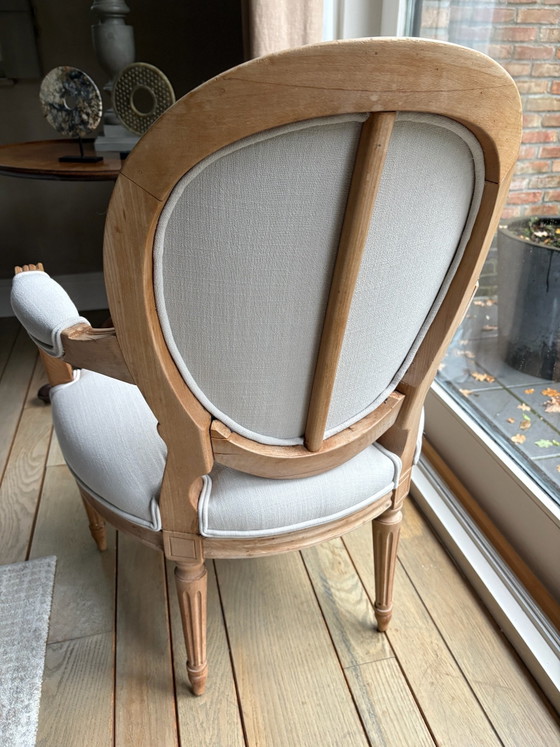 Par de Sillones, Madera, Textil, Beige (foto 4 de 5)