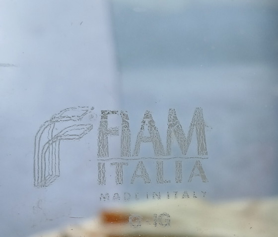 Image 1 of Fiam Table Basse en Verre Cascade Avec Base Mobile
