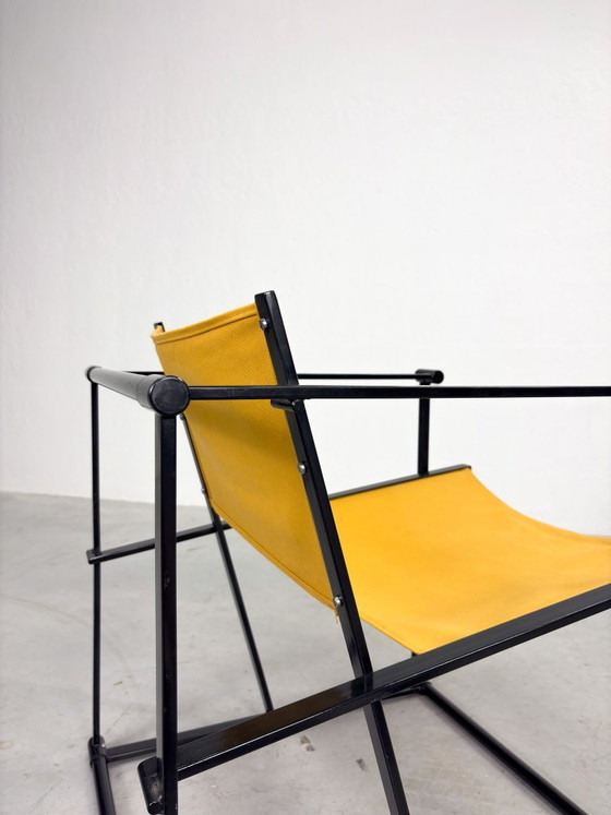 Set 'FM60' Armchairs by Radboud van Beekum for Pastoe – Canvas, Iron (photo 12 of 20)