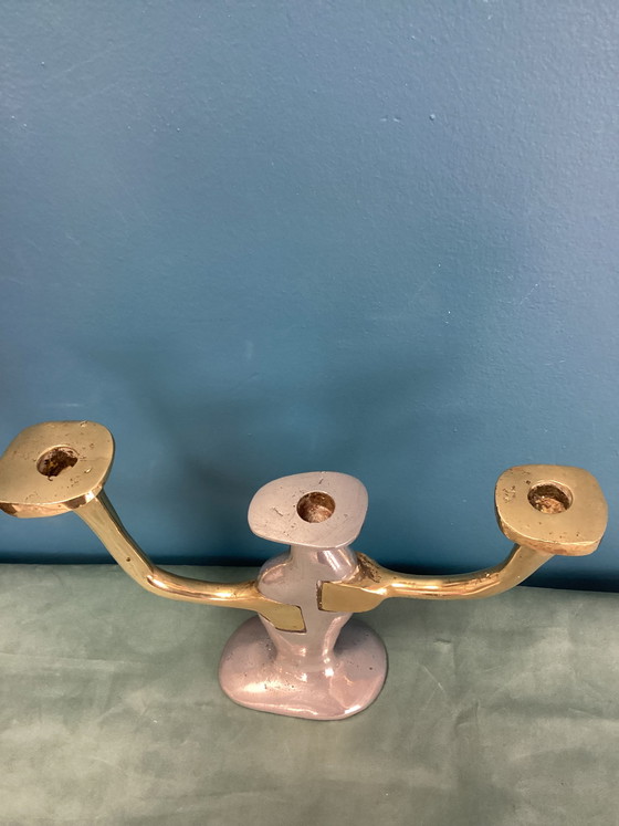 Image 1 of David Marshall Original Candlestick Brutalist Design