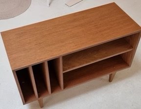 Meuble Tourne-disque Torfinn, Buffet bas, Bois, Marron (photo 5 sur 13)