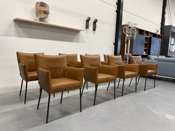 Image 1 of 4 Silla de comedor Label van den Berg Mali Bovino de cuero natural