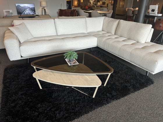 Image 1 of PassePartout Gianni Corner Sofa white fabric