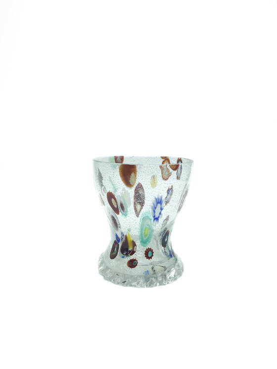 Murano Glass Tumbler with Murrine, 1990s, Crockery (photo 2 of 3)