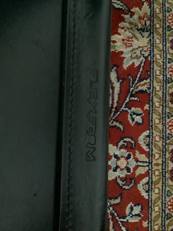 Image 1 of 2 FLEXFORM Carlotta stoelen zwart leer