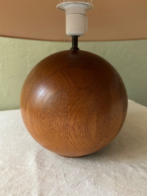 Dyrlund Teak Lampe de table boule