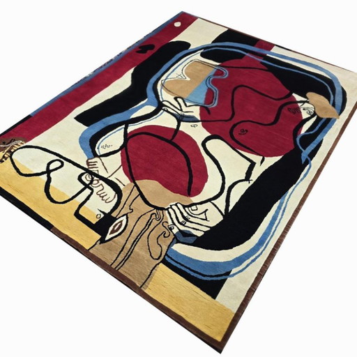 Alfombra Aubusson de Le Corbusier: Lana y algodón anudados a mano, 2,5 x 2 m – vloerkleden en tapijten, Wool (photo 2 of 8)