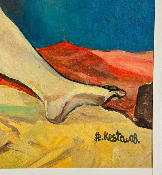 Large Nude Painting from 2008 by French Artist KESTA – Paintings & Drawings, Other (photo 11 of 15)