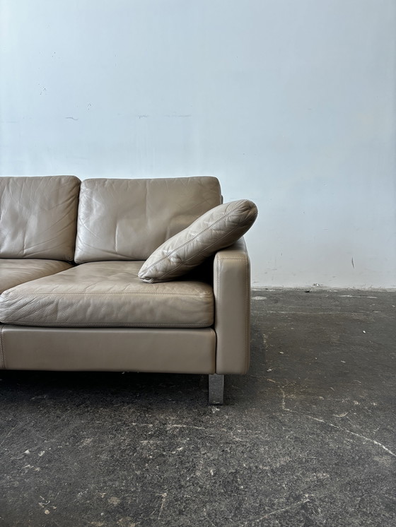 Image 1 of COR Conseta Designer Sofa Couch Corner Sofa Leather Taupe Original Price €20,000