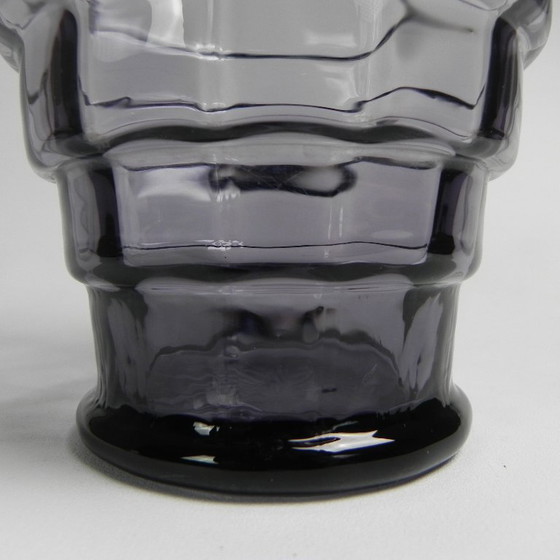 Image 1 of Art Deco vase with twisted vertical bands, Doyen style, 1930s