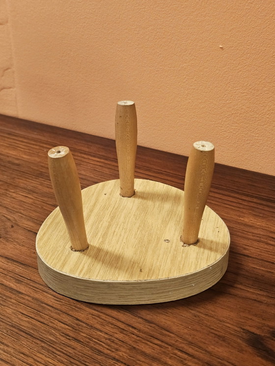 Mini tavolino vintage per piante, tavolino piccolo, tavolino laterale, tavolo – Porta piante, Wood (photo 5 of 5)