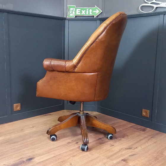 Image 1 of Vintage Chesterfield Office Chair