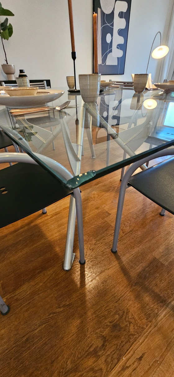 Image 1 of Mesa M con sillas, modelo Philippe Starck Presidente