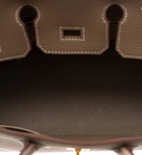 Image 1 of Sac HERMES Birkin 25 en cuero Étoupe - 103575