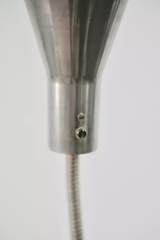 Image 1 of Stalen lamp uit de jaren 70