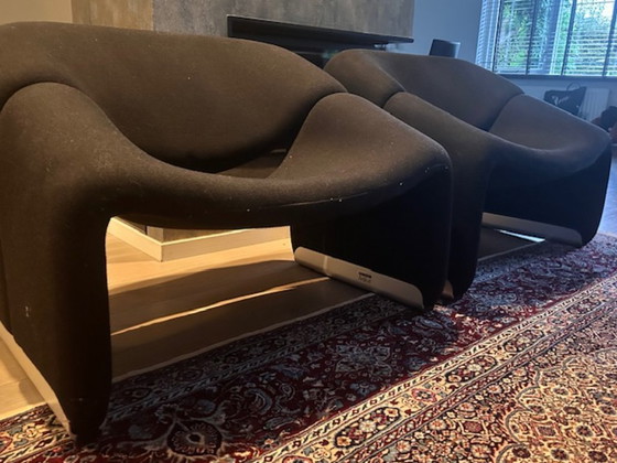 Image 1 of 2 x Artifort Groovy F598 M Sessel