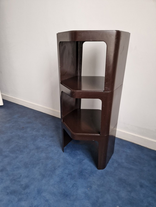 Ensemble de 3 tables d'appoint hexagonales modulaires Peter Ghyczy années 1970