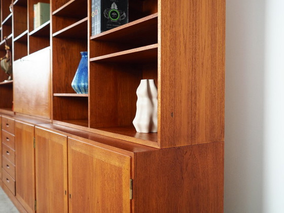 Image 1 of Set di librerie in teak, design danese, anni '70, designer: Kai Winding