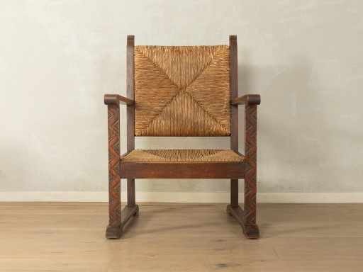 Sillón brutalista – fauteuils, Rattan, Wood