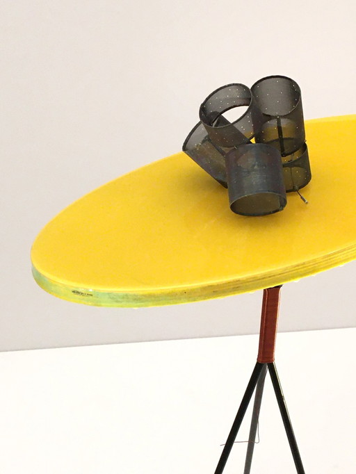 Ndebele Nomadic Table by Melchior van Dansik, Yellow Sun