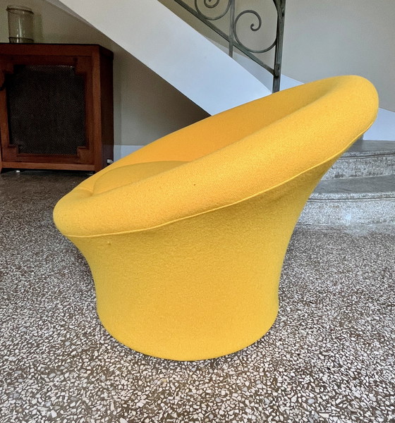 Image 1 of Sillón seta y otomana de Pierre Paulin, Edition Artifort, años 60