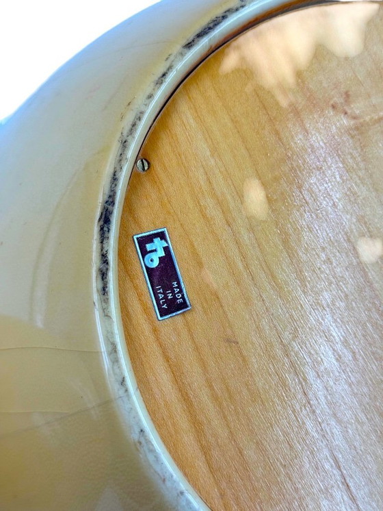 Image 1 of Tommaso Barbi, rara caja grande de pergamino en forma de huevo, TB Italia, ca. 1970