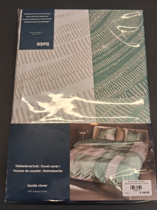 Housse de Couette Auping Gentle Clover 240 x 220 cm – slaaptoebehoren, Cotton