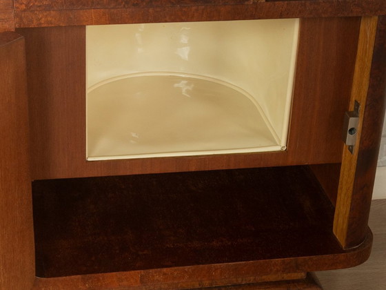 Art Déco Kommode aus den 1930er Jahren, Kommoden, Holz, Braun (Foto 5 von 6)