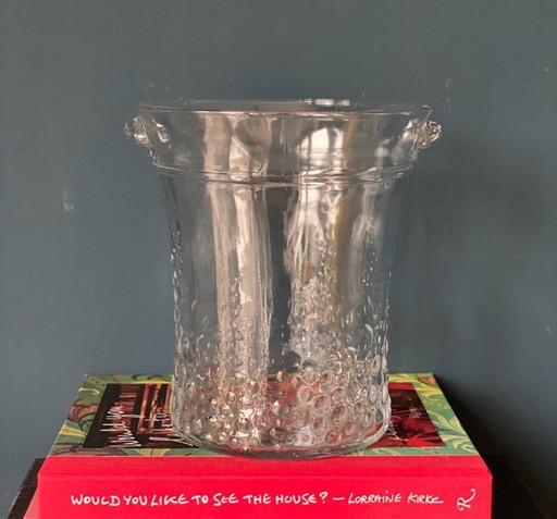 Glacière à champagne verre vintage