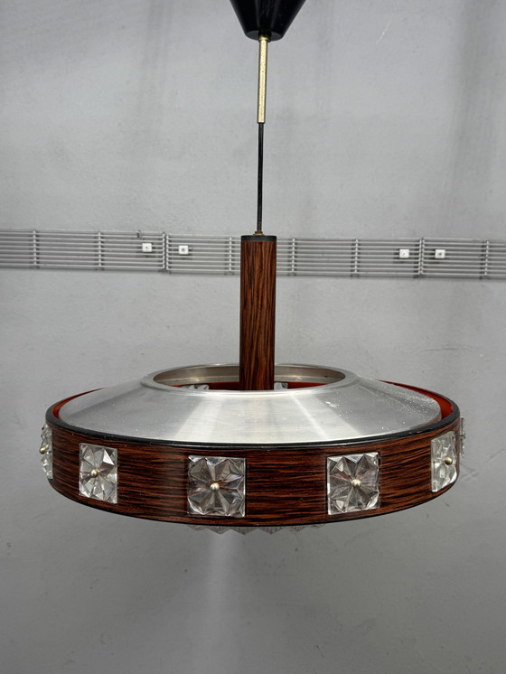 Image 1 of Lámpara colgante OVNI de estilo espacial de mediados de siglo XX (años 60)