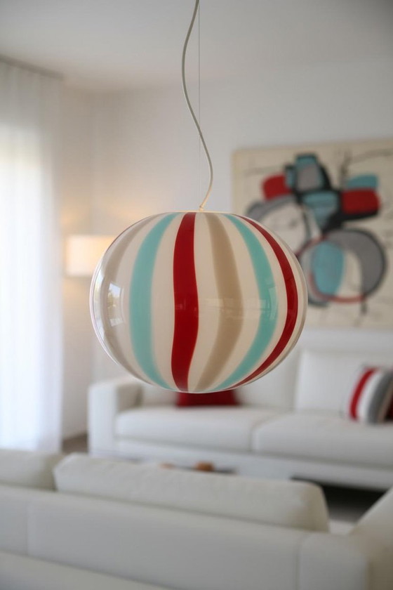 Image 1 of Lampe originale en verre de Murano – soufflée à la main, Ø 40 cm