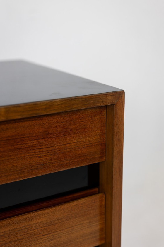 Image 1 of Bernard Marange. Teakhouten dressoir. Circa 1960.