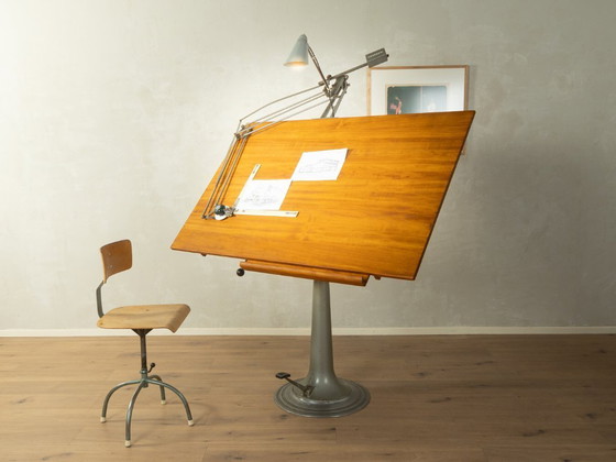 Tekentafel uit de jaren 50, Domkraft AB Nike Eskilstuna – Bureau, Metal, Wood (photo 7 of 17)